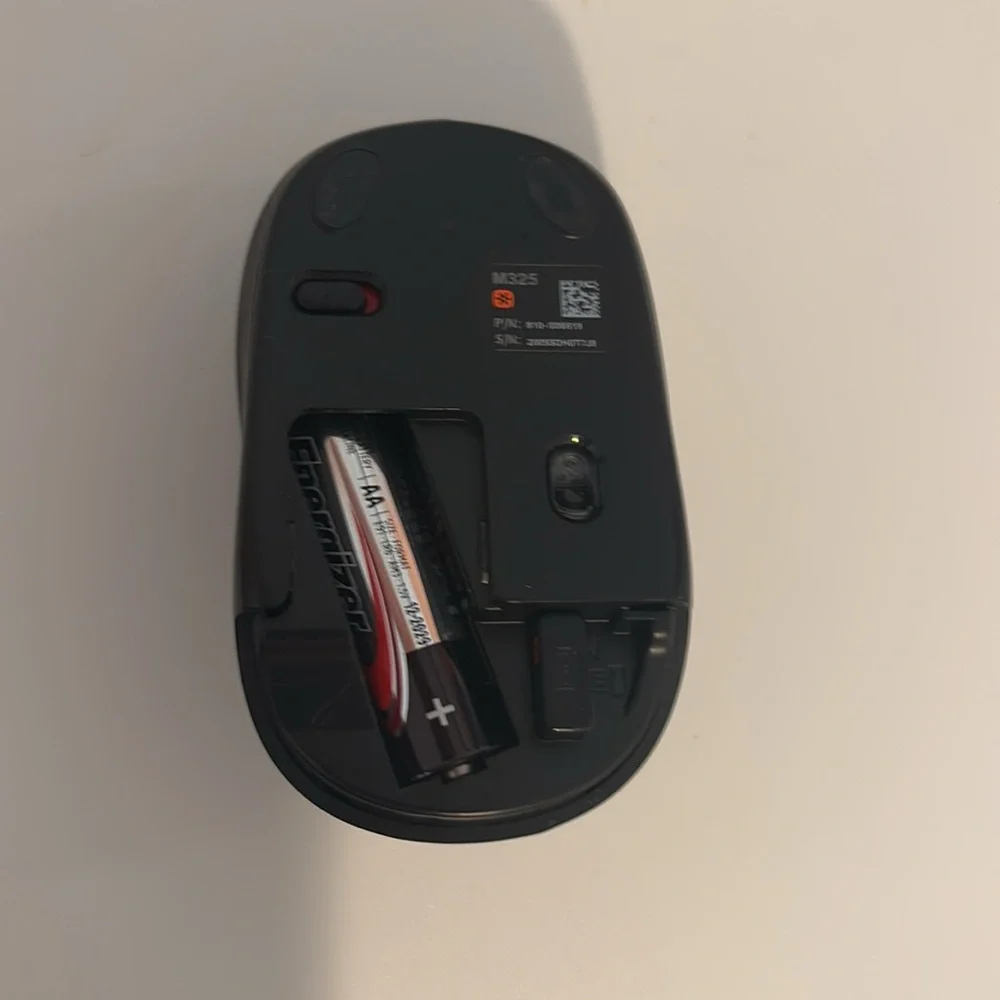 Logitech Wireless Mouse in Sleek Black and Silver